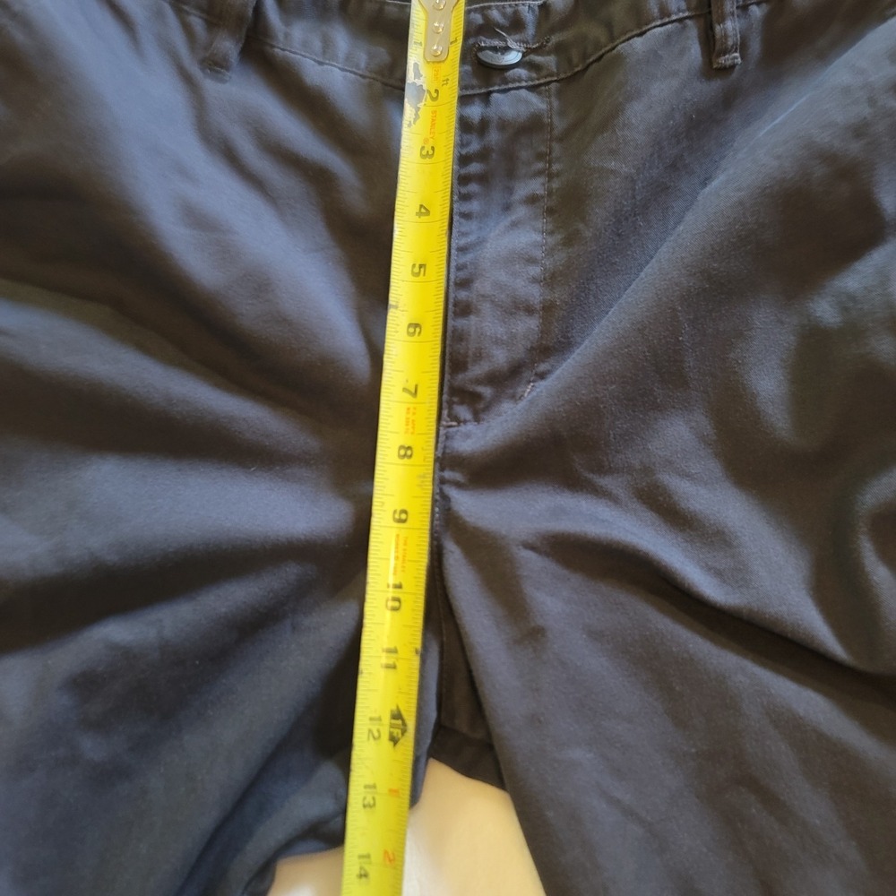 Blue Crown Men's Size 38 Blue Chino Shorts Flat Front - Picture 5 of 11